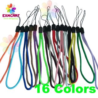 16 colors Wrist Strap Lanyard for Phone  Mp4 PSP Camera Wii