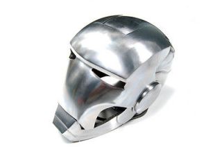 completely hand made steel movie helmet from australia time left