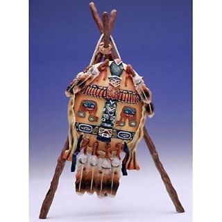 RARE AMERICAN INDIAN TOTEM SHIELD SCULPTURE   NEW 