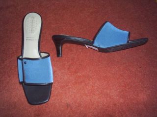 Rockport Adidas Adiprene Blue Leather Edged Mules Baltoro Sizes 6 & 7 
