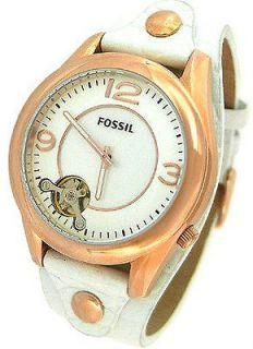 Fossil Twist Automatic Leather Ladies Watch #ME1106 ( Sale Ends Monday 
