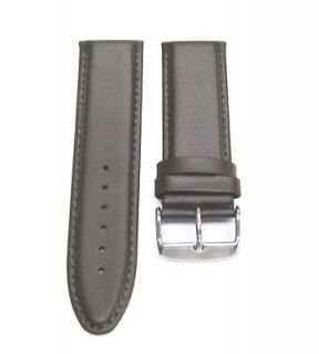 20mm genuine calf leather watch strap for rolex brown 16