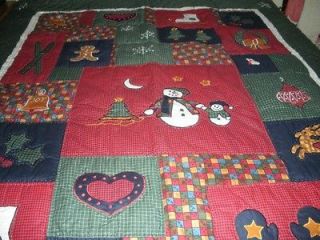 christmas quilt twin   $ 19