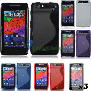 Newly listed 5X COVER GEL TPU CASE+SCREEN PROTECTOR FOR.Motorola Droid 