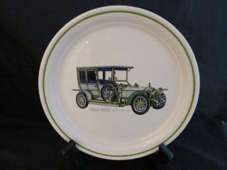  Ireland Brendan Erin Stone Pottery 1906 Rolls Royce Silver Ghost Plate