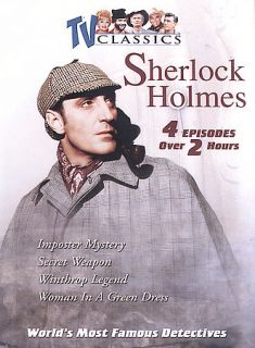The Worlds Most Famous Detectives   Vol. 4 Sherlock Holmes DVD, 2003 