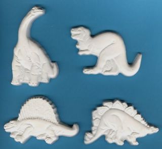 dinosaurs plaster of pa ris painting project set of 4