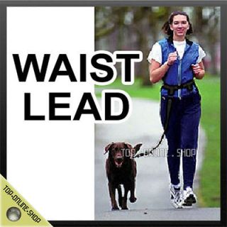   Waist Belt Dog Exercise Hands Free Leash Lead Jogger Training D99