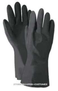 stormtrooper gloves black rubber costume armour from united kingdom 