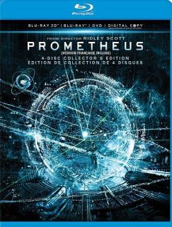 Prometheus Blu ray DVD, 2012, Canadian 3D