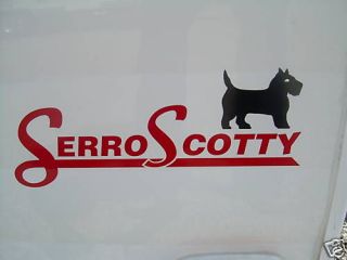 serro scotty campers small decal  15 00