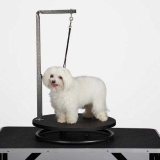 master equipment small pet grooming table black top time left