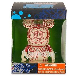 MIB Disney Vinylmation 3 D Tour PAPER CUT Floral & Hidden Mickey 