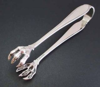 PILGRIM by FRANK SMITH 4 7/8 LARGE SUGAR TONGS STERLING SILVER 1909 w 