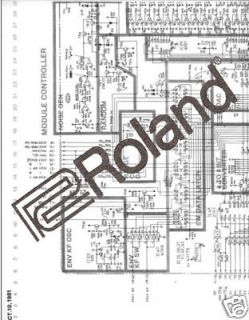 ROLAND JUPITER 8 SYNTH JP8 JP 8 REPAIR / SERVICE MANUAL booklet