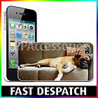 Boxer Dog Lying On Sofa Hard Case Back Cover For Apple iPhone 4 & 4S