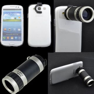 Telescope Camera 8X Zoom Lens w/Case Cover for Samsung Galaxy S3 SIII 