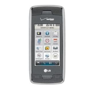 Verizon LG VX10000 Voyager 3G Dark Grey  Cell Phone No Contact Used