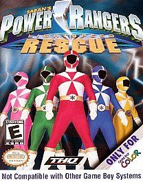 Power Rangers Lightspeed Rescue Nintendo Game Boy Color, 2000