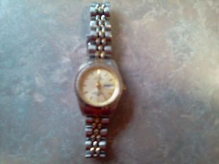 sarah coventry ladies two tone gold and silver watch time