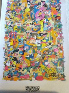 2012 SDCC Comic Con Exclusive Cartoon Network 20th Birthday Poster 