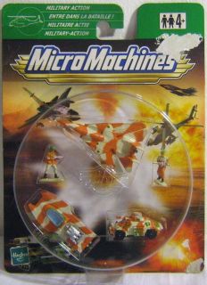 HASBRO 2001 MICRO MACHINES EUROPEAN 5 PACKS MILITARY COLLECTION MOSC 