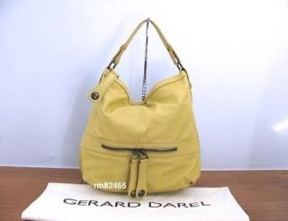 New GERARD DAREL 24 Hours Butter Yellow MIDDAY MIDNIGHT Hobo Bag