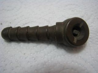 antique tire gauge chuck bronze schrader u s a from