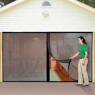single garage door screen air flows freely 8 x 7
