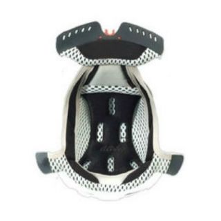 new spare airoh stelt helmet liner s xl black white