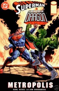 Superman Savage Dragon Metropolis Prestige/Jon Bogdanove/1998 DC/Image 
