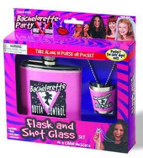 bachelorette party flask shot glass set  13