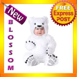   Baby Toddler Animal Planet Polar Bear Fancy Dress Halloween Costume