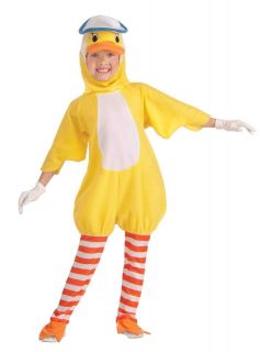 Childs Duck Costume Plush Jumpsuit Childrens Boys Girls Kids Toddler S 