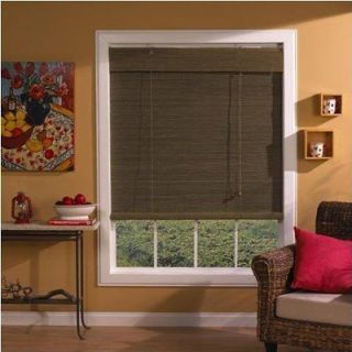   Window Treatment Roll Up Blind with Valance Willow Matchstick Bamboo