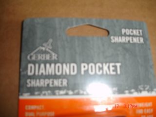 gerber diamond pocket sharpener camping fishing  4