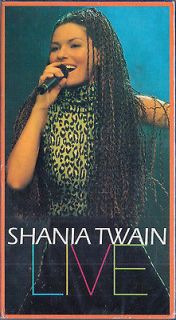 NEW Shania Twain Live VHS RARE Video with 24 Complete Songs