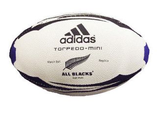   Torpedo New Zealand All Blacks Mini Rugby Ball white Rubber anti slip