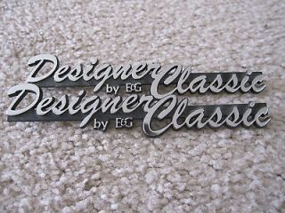 Cadillac/Buick/Olds, Designer Classic Car Emblems by E&G Chrome Metal 