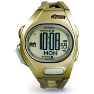 new asics cqar0208 sports gold unisex watch 