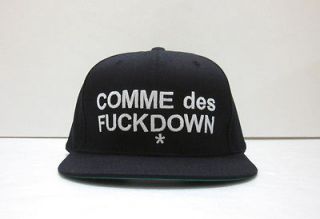 2013  COMME des FUCKDOWN Hat Snapback Baseball Cap Flat 