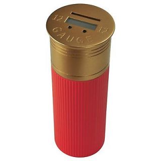 SHOTGUN SHELL BANK BY TOTES COUNTS MONEY SHOTGUN SOUND NEW IN PACKAGE 