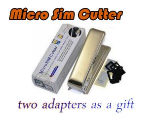 lowest price Silver micro sim card cutter, two adapters as a gift
