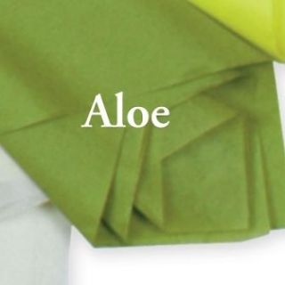 ALOE GREEN TISSUE Paper Large 20 x 30 Top Quality Satin Wrap Brand 