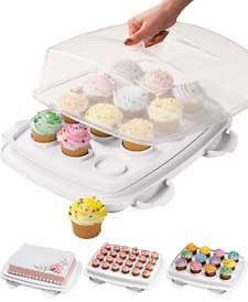 wilton 3 in 1 ultimate cake cupcake caddy carrier carry