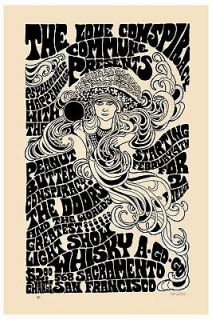 Jim Morrison & The Doors at San Francisco Concert Poster Circa 1967