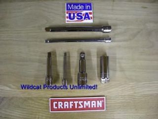 Newly listed CRAFTSMAN EXTENSIONS, ADAPTOR & SPARK PLUG SET  6 PIECE *