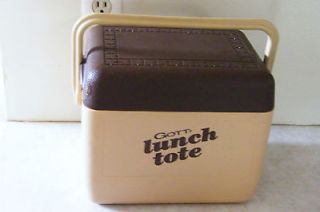 vintage gott lunch tote six pack ice cooler time left