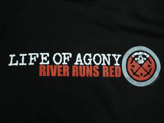 NWOT LIFE OF AGONY RIVER RUNS RED LONGSLEEVE TOUR SHIRT LARGE L type o 