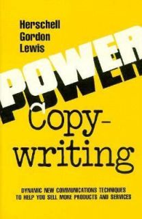 Power Copywriting by Herschell Gordon Lewis 1994, Paperback